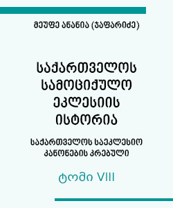 საქართველოს სამოციქულო ეკლესიის ისტორია (ტომი VIII)